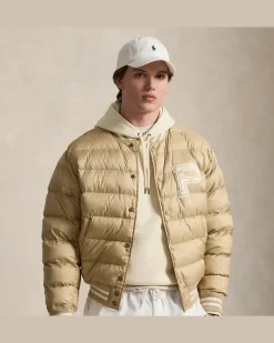 Die Steppjacke Colden im College-Stil Brown