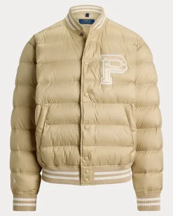 Die Steppjacke Colden im College-Stil Brown