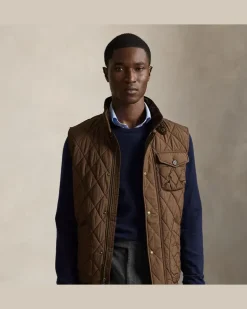 Die Utility-Steppweste Beaton Brown