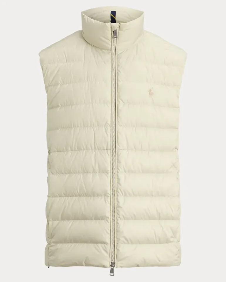 Die verstaubare Daunenweste Colden Cream