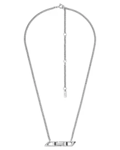 D Logo-Halskette aus Sterlingsilber - Halsketten - Unisex -