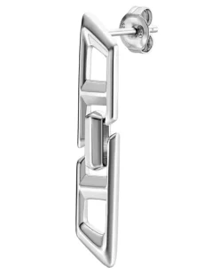 D Logo-Ohrring aus Sterlingsilber - Ohrringe - Unisex -
