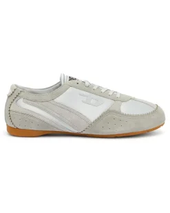 D-Mile - Flat-Sneakers mit Wildleder-Overlays - Sneakers - Damen - Blau