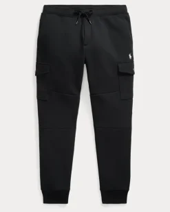 Doppellagige Cargo-Jogginghose Black