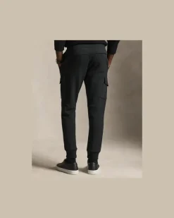 Doppellagige Cargo-Jogginghose Black