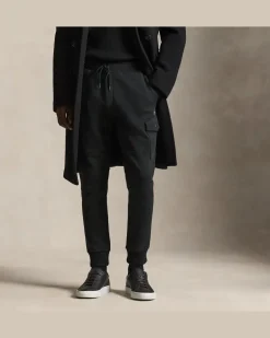 Doppellagige Cargo-Jogginghose Black