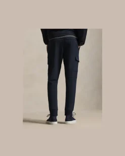 Doppellagige Cargo-Jogginghose Blue