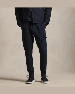 Doppellagige Cargo-Jogginghose Blue