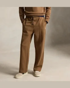 Doppellagige Hose mit Tunnelzug Brown