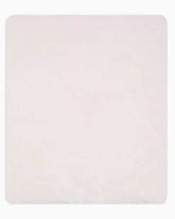 Doppelseitige Decke aus Jersey mit Allover-EA-Logo Pink