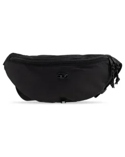 D-PACK Gürteltasche mit Logo-Schild - Schwarz