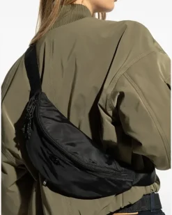 D-PACK Gürteltasche mit Logo-Schild - Schwarz