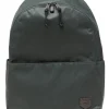 D-Pack - Nylon-Rucksack mit Emblem-Logo - Rucksäcke - Unisex - Grün