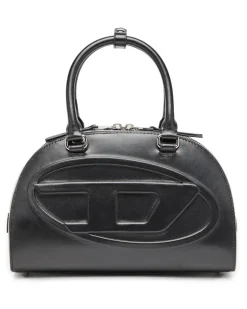 1DR Dome-Bowling-Tasche aus Leder - Handtaschen - Damen - Schwarz