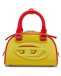 1DR Dome-Colourblock-Kleine-Bowling-Tasche - Schultertaschen - Damen - Gelb