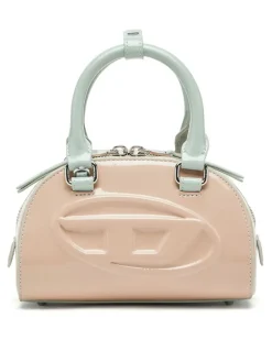 1DR Dome-Kleine-Bowlingtasche mit Naplak-Effekt - Schultertaschen - Damen - Rosa