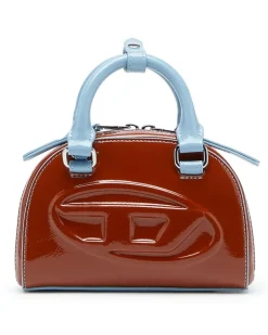 1DR Dome-Schlanke Bowlingtasche mit Naplak-Effekt - Schultertaschen - Damen - Braun
