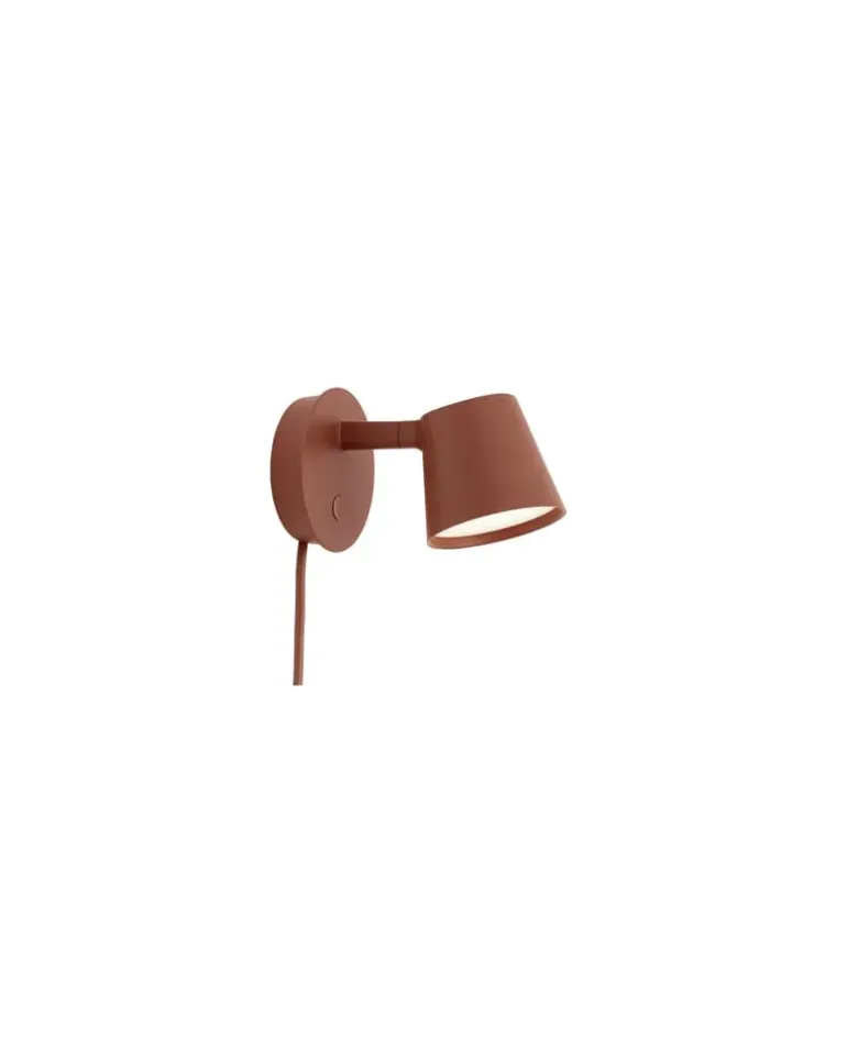 Drehbare Wandleuchte Tip - Braun - Aluminium - Designer Jens Fager