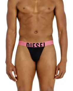 Dreierpack Tangas mit markantem Logo-Bund - Strings - Herren - Schwarz