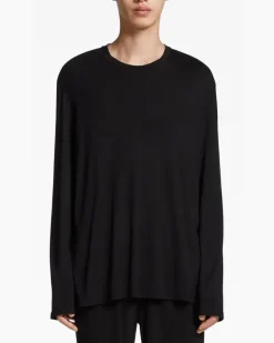 Dreiteiliges Pyjama-Set aus Lyocell - Schwarz
