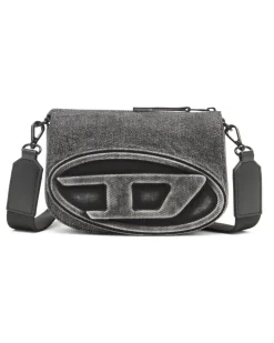 1DR-Kameratasche aus gewaschenem Denim - Schultertaschen - Unisex - Grau