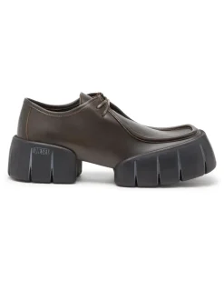D-Tex-Mokassin-Schuhe aus gebürstetem Leder - Mokassins und Mules - Herren - Braun