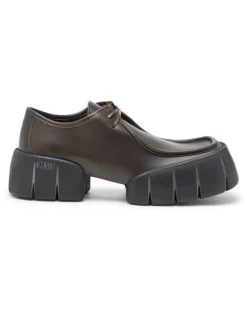 D-Tex-Mokassin-Schuhe aus gebürstetem Leder - Mokassins und Mules - Herren - Braun