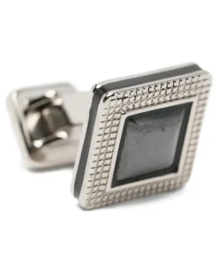 Duo Cabachon Manschettenknöpfe - Silber