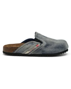 D-Woodstock-Mules aus Denim - Mokassins und Mules - Herren - Blau