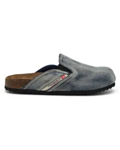 D-Woodstock-Mules aus Denim - Mokassins und Mules - Herren - Blau