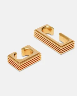 Ear Cuffs Empire, 18kt vergoldet