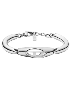 Edelstahl Armreif Armband - Armbänder - Unisex - Silber