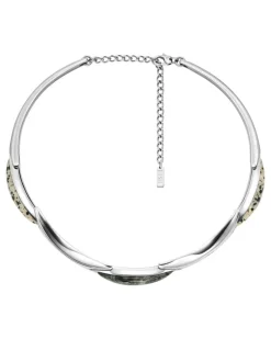 Edelstahl-Choker-Halskette - Halsketten - Unisex - Silber