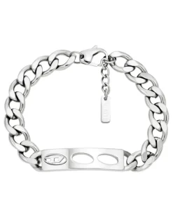 Edelstahl-ID-Armband - Armbänder - Unisex - Silber