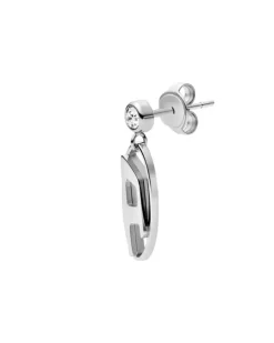 Edelstahl-Tropfen-Ohrring - Ohrringe - Unisex - Silber