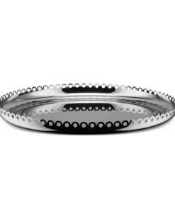 Edge Serviertablett (35cm) - Silber