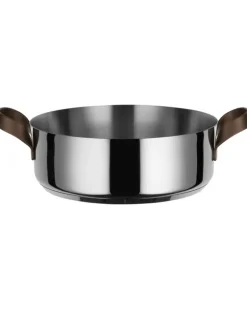 Edo Low Casserole Edelstahl-Kochtopf (24cm) - Silber