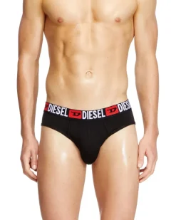 Einfarbige Briefs im Dreierpack - Slips - Herren - Schwarz