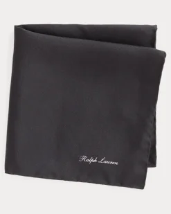 Einstecktuch aus Seide Black