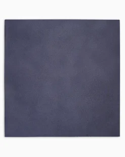 Einstecktuch aus Seide Blau