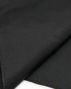 Einstecktuch aus Seide Schwarz