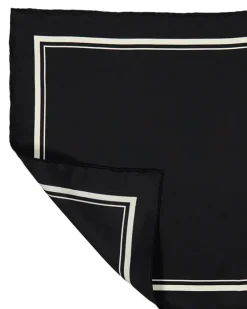 Einstecktuch mit eckigem Gestell - Schwarz