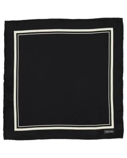 Einstecktuch mit eckigem Gestell - Schwarz