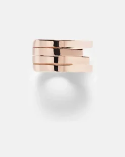 Einzelner Ear Cuff Antifer aus 18kt Roségold