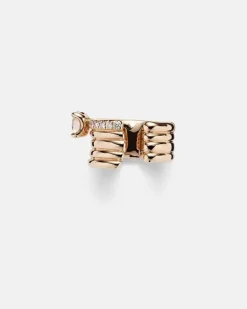 Einzelner Ear Cuff Blast aus 18kt Roségold mit Diamanten