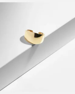 Einzelner Ear Cuff Galaxy aus 18kt Gelbgold