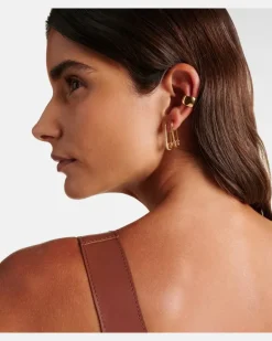 Einzelner Ear Cuff Galaxy aus 18kt Gelbgold