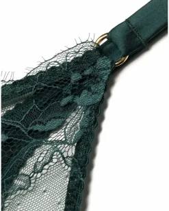 Ela Tanga mit Satin - Grün