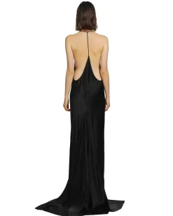 Eleonor X-Long Slip Dress Black