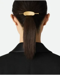 Ellipse Haarspange-Gold - Damen